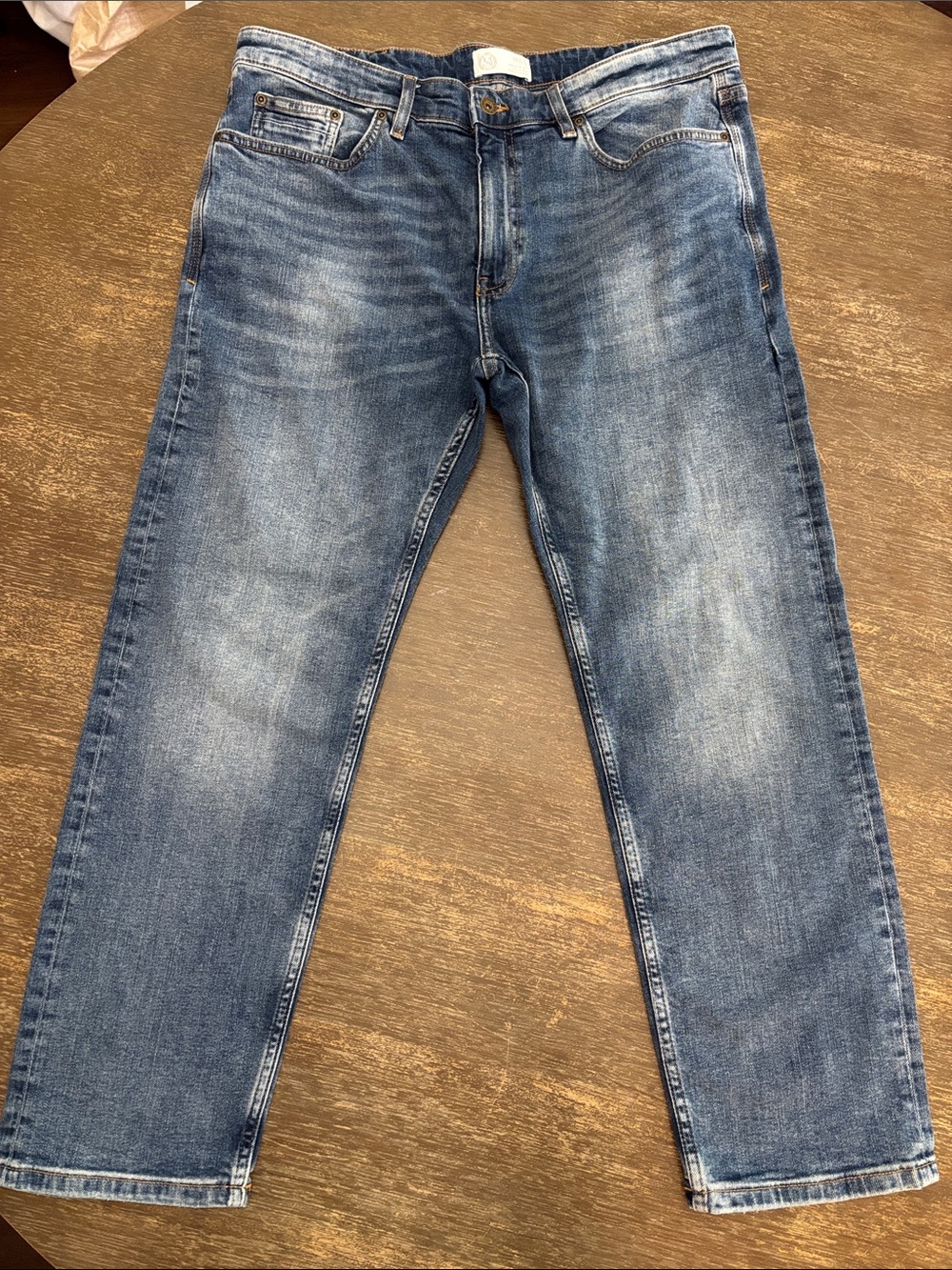 St Michael Ltd Men’s M&S Vintage Wash Straight-Leg Jeans size 36/29